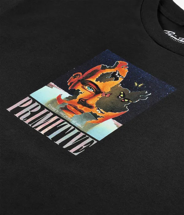 Primitive - Head Case T Shirt - Black Primitive Skateboards