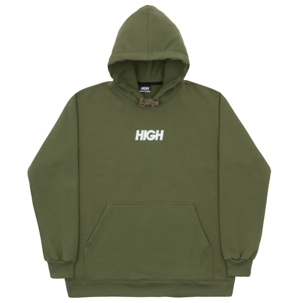High - Logo Florest Green - Hoodie HIGH COMPANY