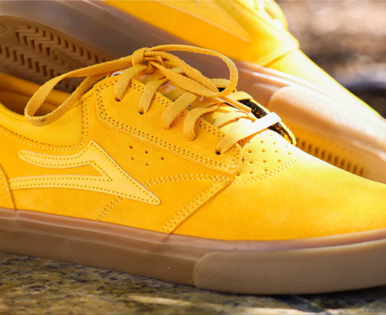 Lakai - Griffin - Yellow/Gum Suede