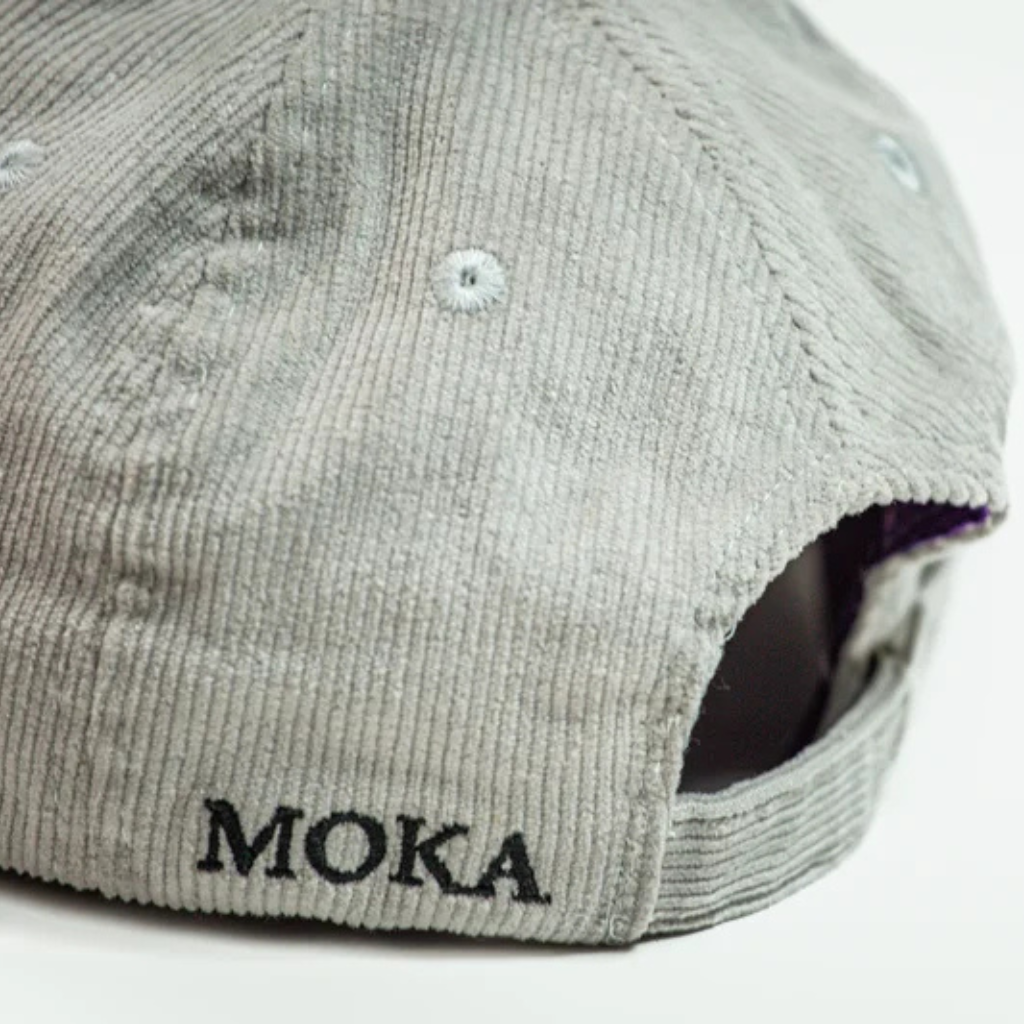 Moka Cap - M corduroy - Grey