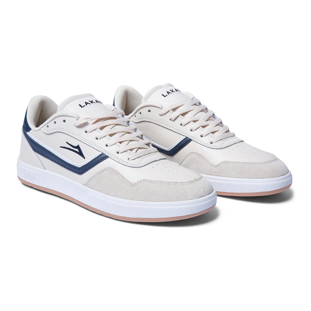 Lakai - Terrace - Cream Navy Suede