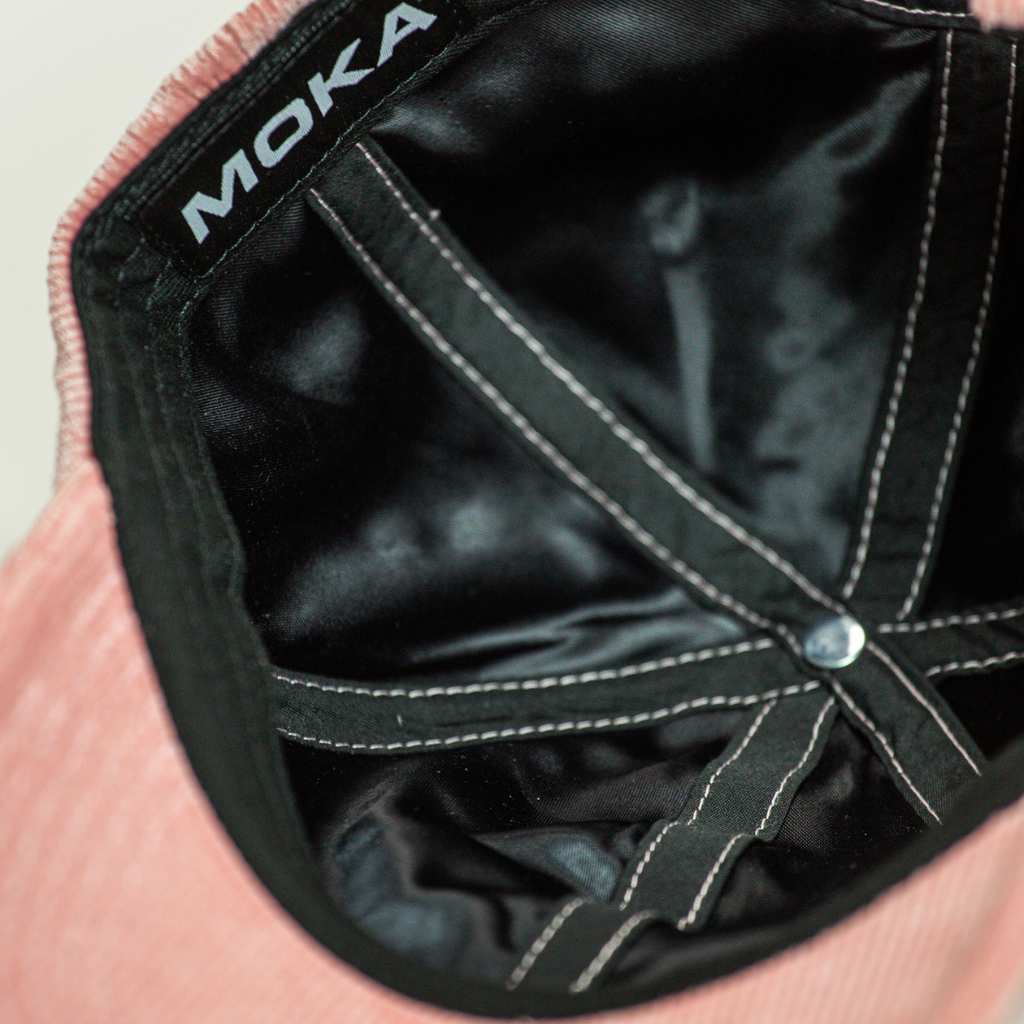 Moka Cap - M corduroy - Pink