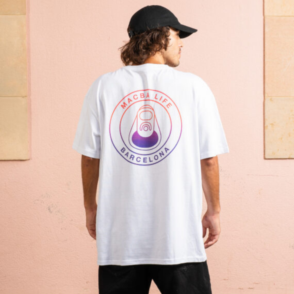 Macba Life - OG Twilight Tee – White/Gradient
