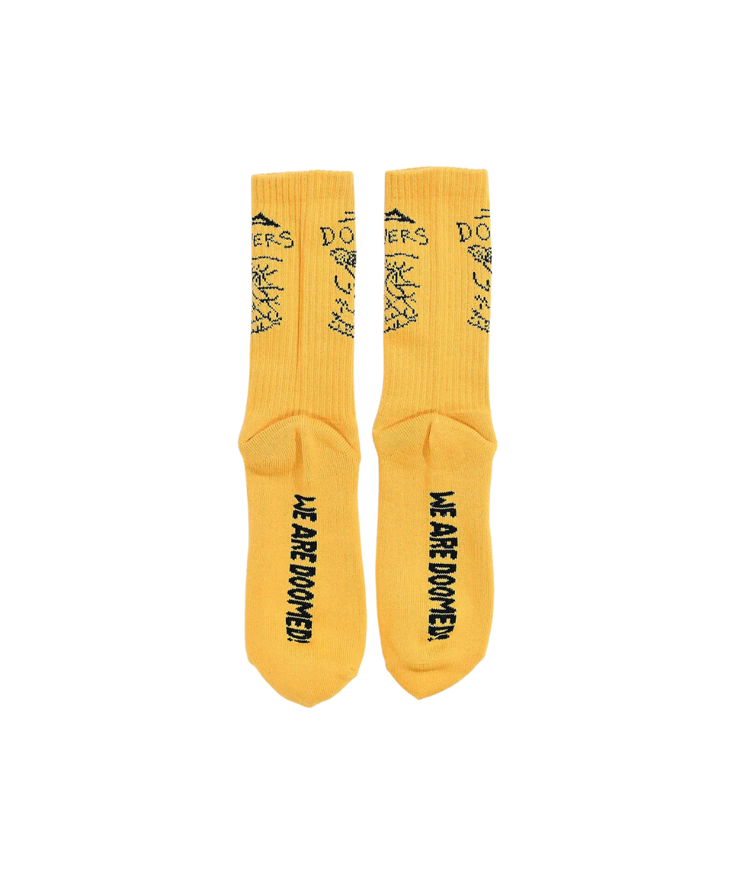 Lakai x Doomsayers Yellow Crew Socks Lakai