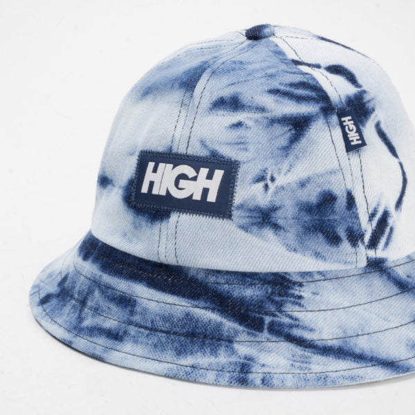 High - Bucket Hat Bleached Rounded - Blue HIGH COMPANY