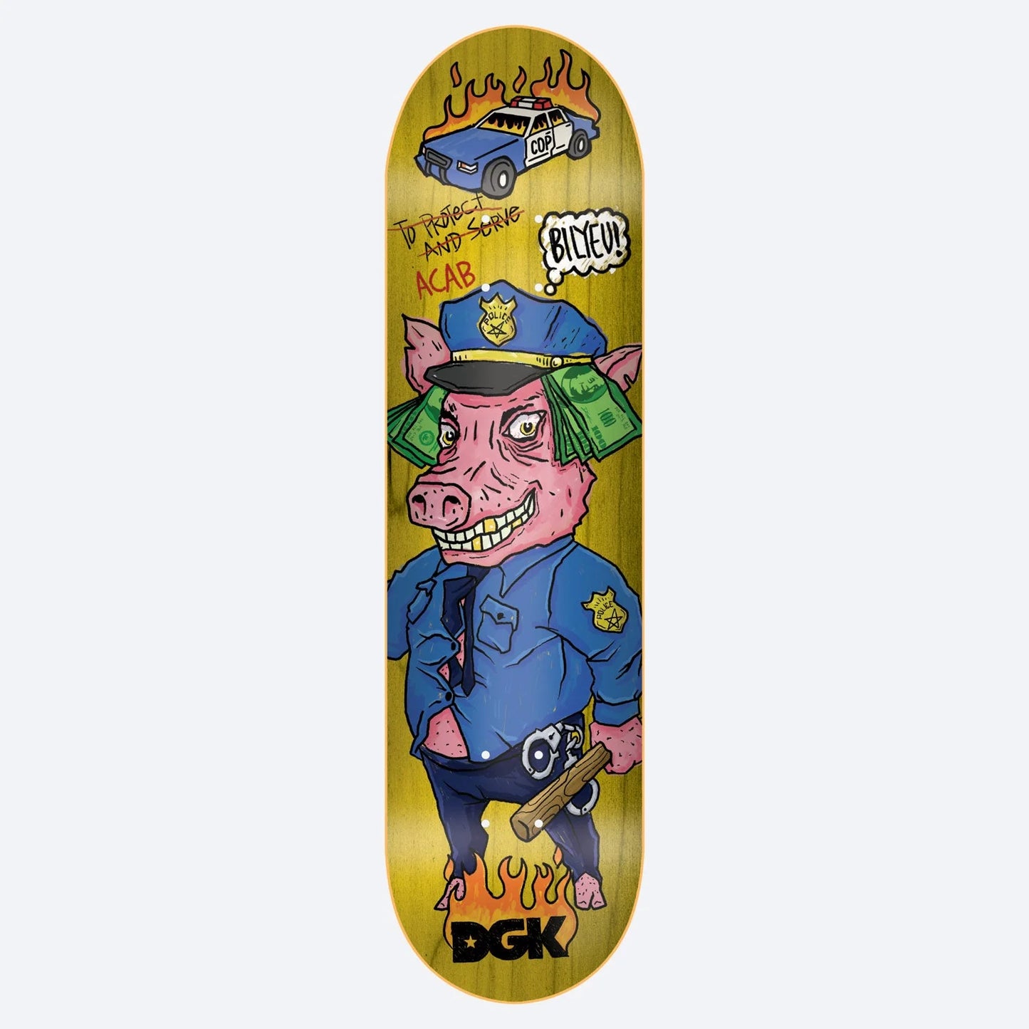 Protect And Serve Bilyeu 8.06" Skateboard Deck