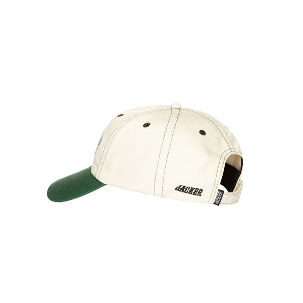 Jacker - Double Jay Cap - Beige/Green Jacker