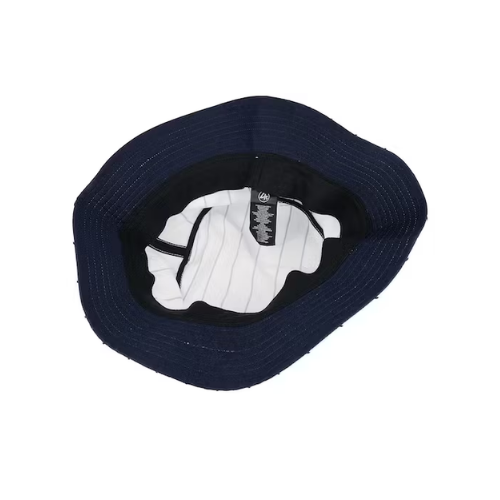 Bucket Hat 47 Brand - Pinstriped New York Yankees MLB (White/Navy) '47 Brand