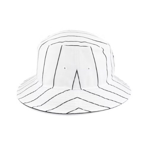 Bucket Hat 47 Brand - Pinstriped New York Yankees MLB (White/Navy) '47 Brand