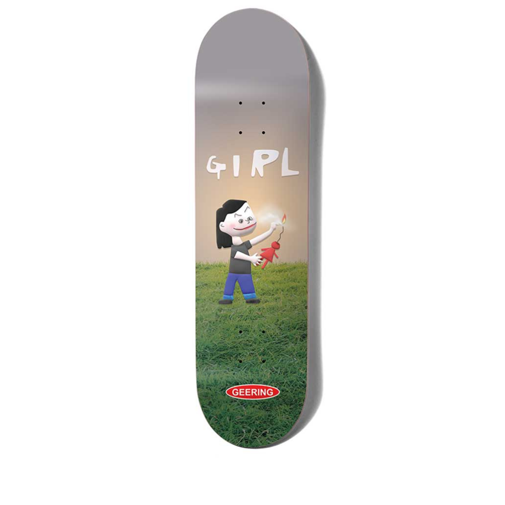 Girl Skateboard - Geering Fireworks One Off Deck 8.25" Girl Skateboard