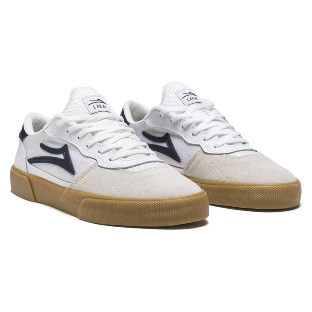 Lakai - Cambridge Suede (White/Navy)