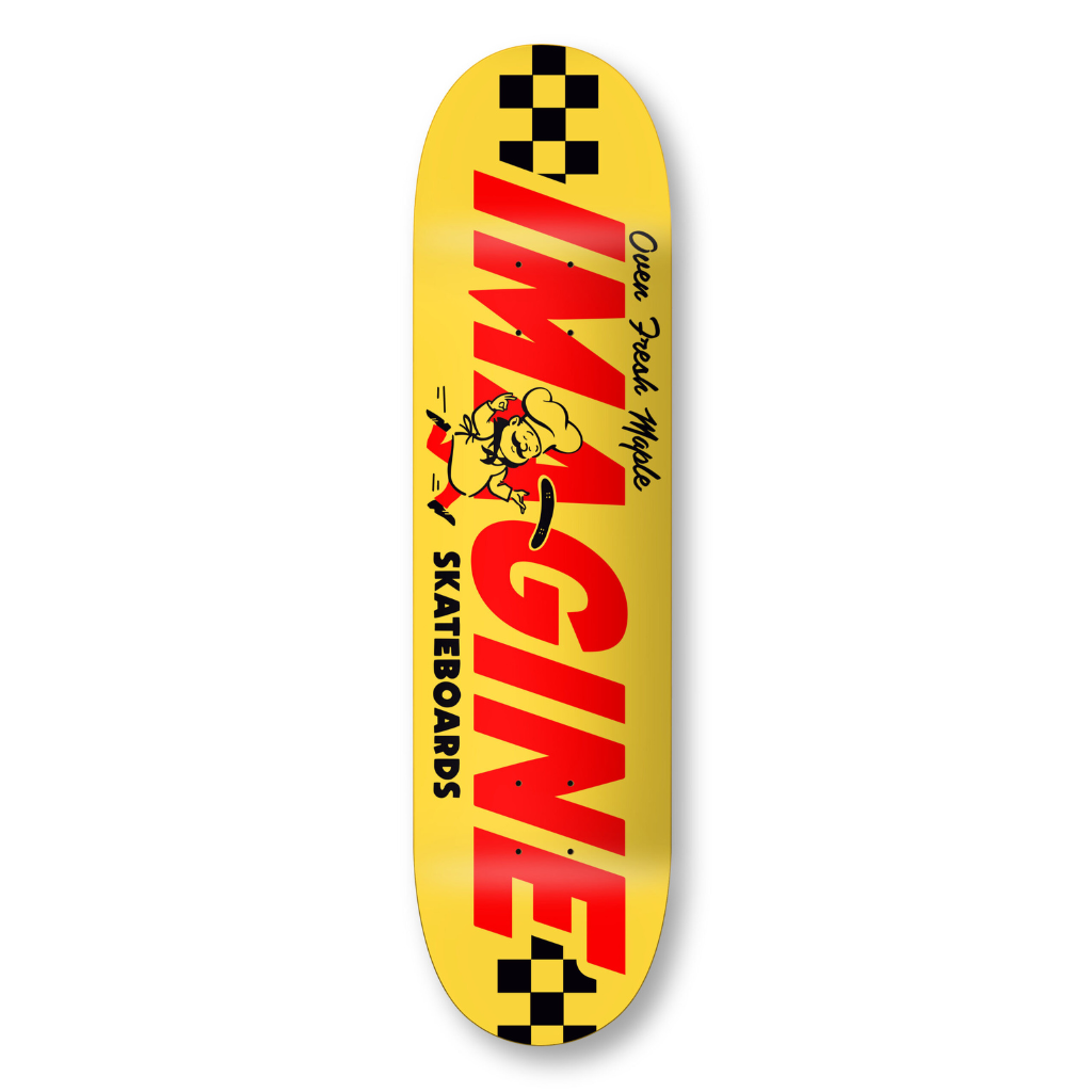 Imagine - Pizza Box Yellow 8"