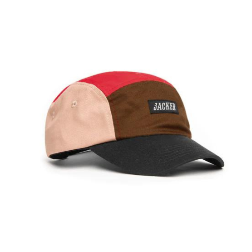 Cap Jacker - RTL Five Panel Cap (Brown/Red)
