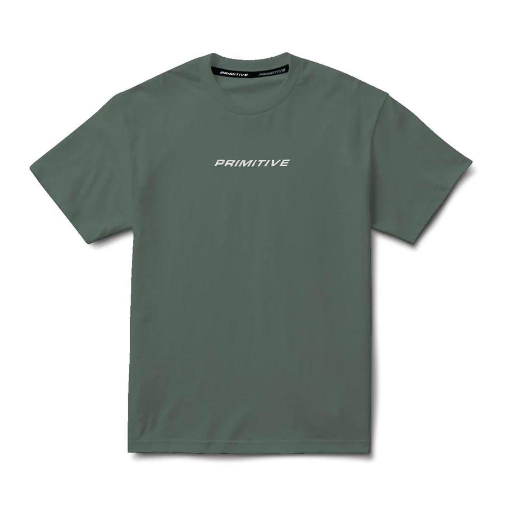 Primitive - Euro Slant Hw Tee - Green Primitive Skateboards