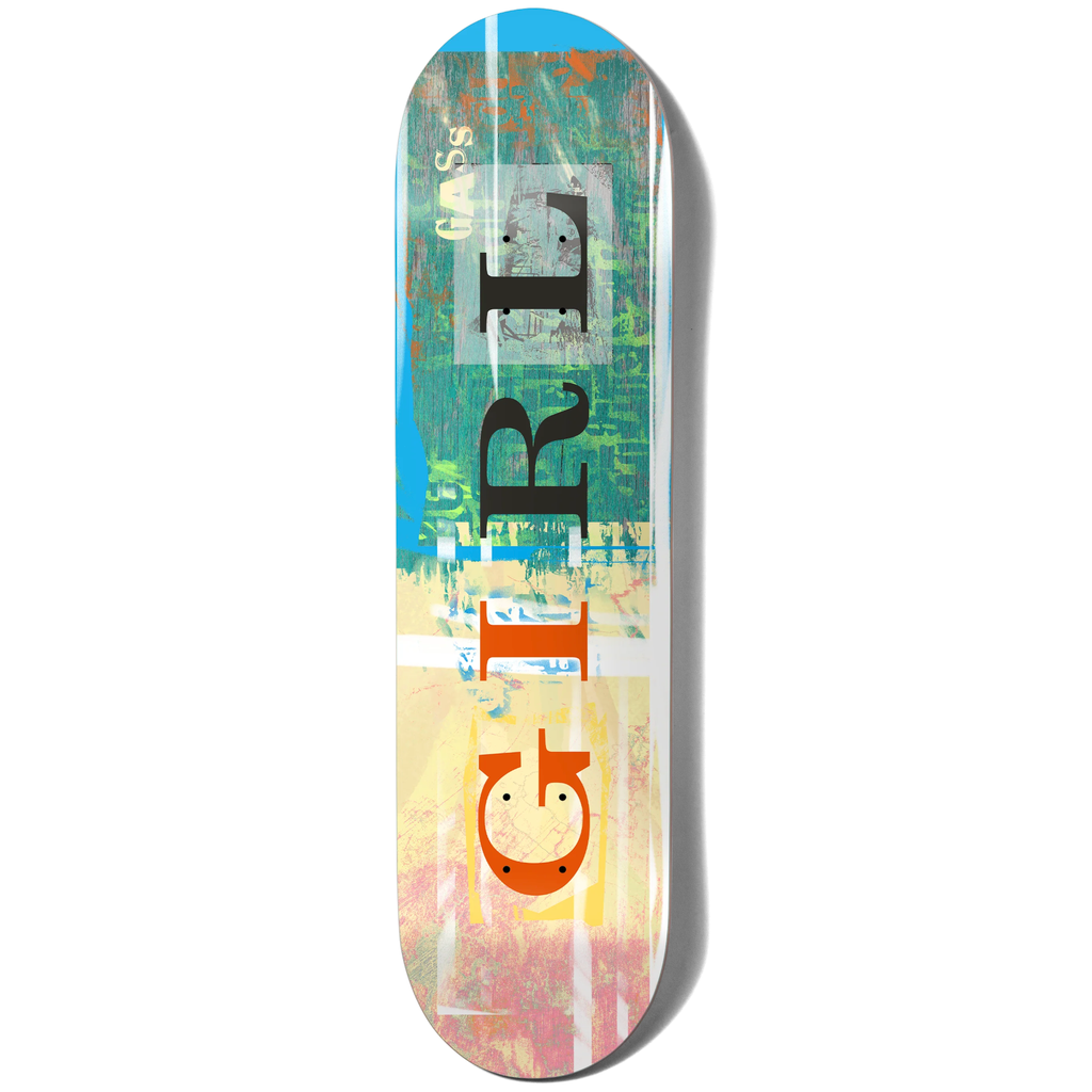 Girl Skateboard - Gass LetterPress 8″