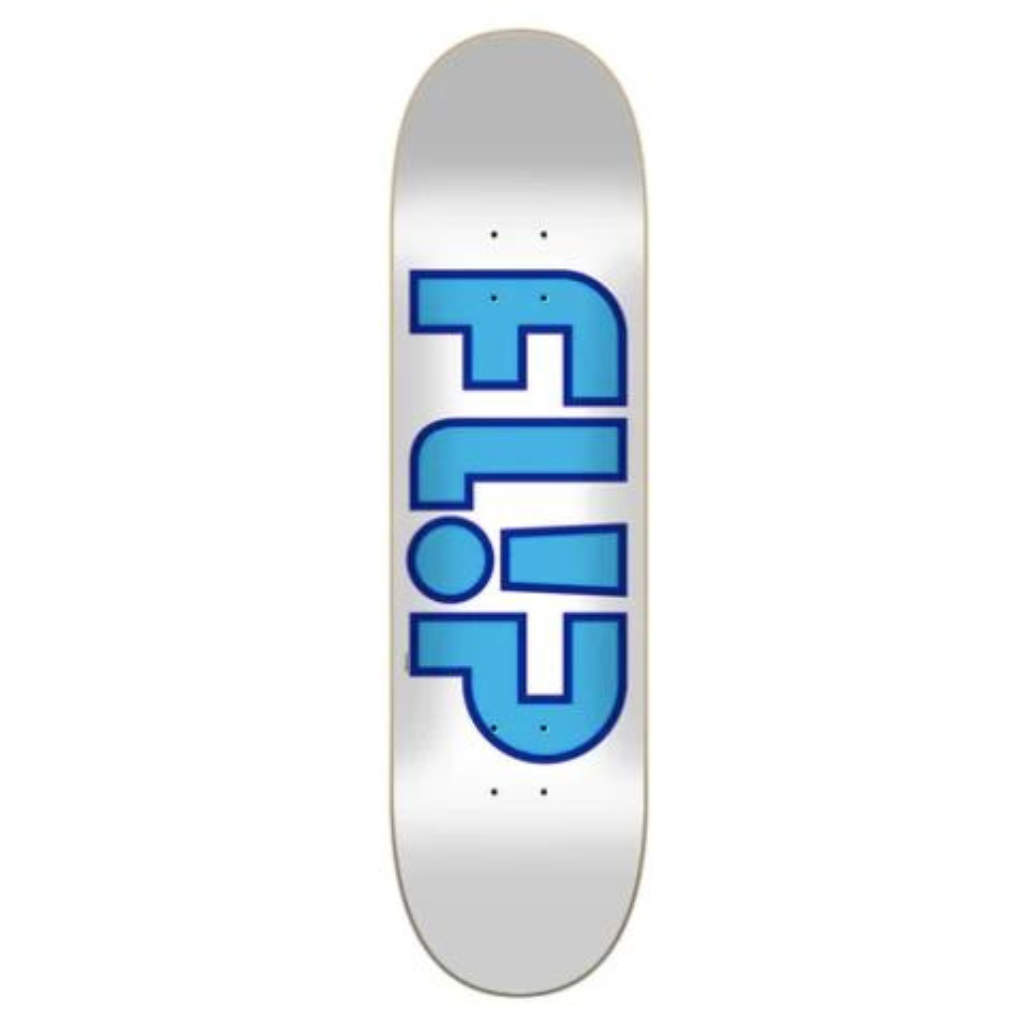 Flip - Team Outlined White/Blue Deck 7.81″ Flip