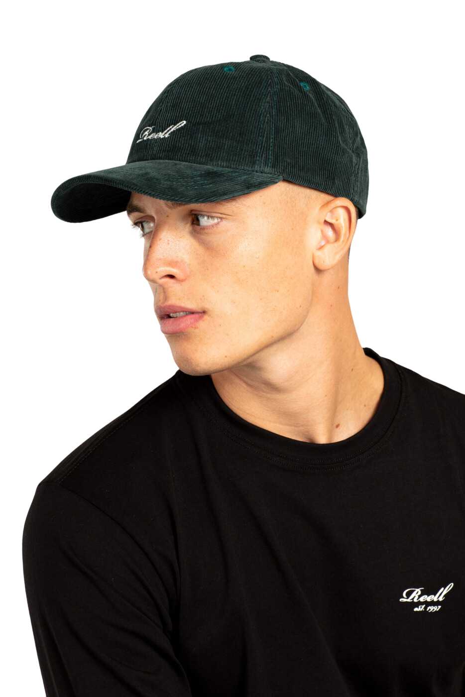 Reell - Single Script Dark Green - Ribcord Cap Reell