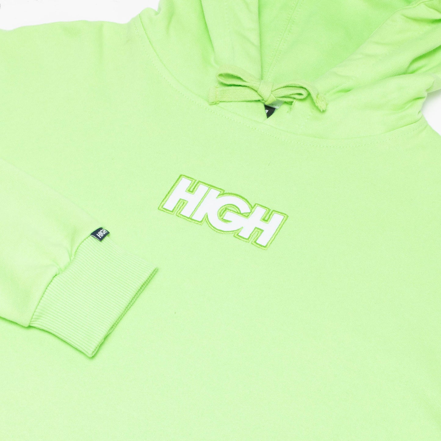 Light Green Logo Hoodie - HIGH HIGH