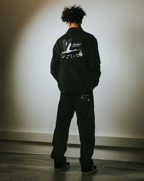Jacker - Stork Baggy Courdoy - Black Jacker