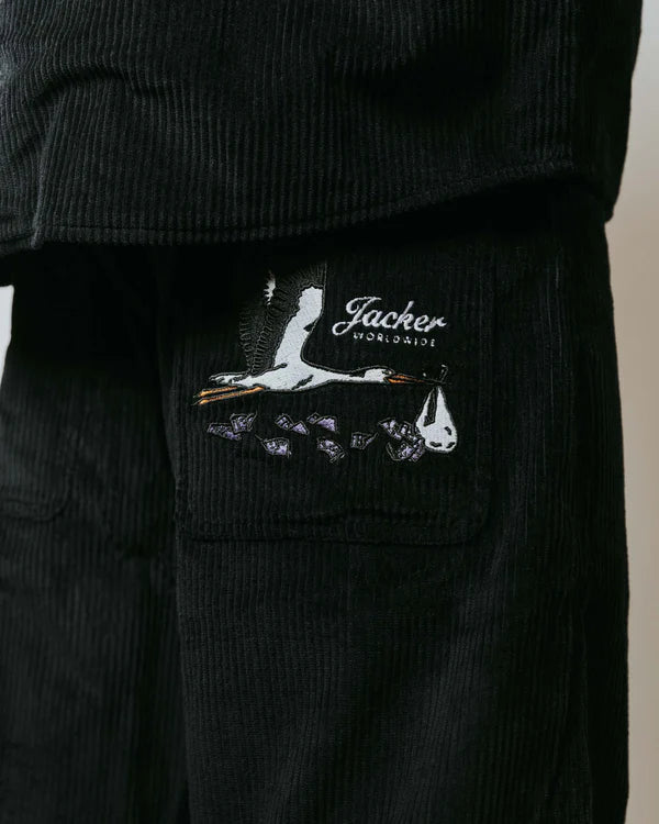Jacker - Stork Baggy Courdoy - Black Jacker