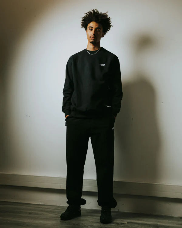 TEAM LOGO - CREWNECK - BLACK Jacker