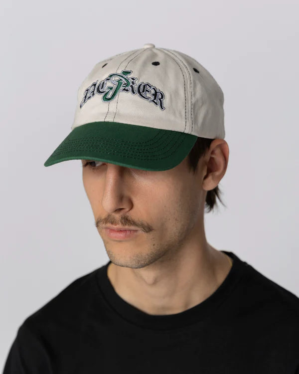Jacker - Double Jay Cap - Beige/Green Jacker