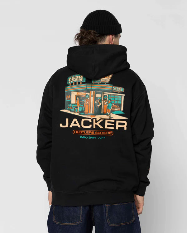 Jacker - Hustler Service - Hoodie Black Jacker