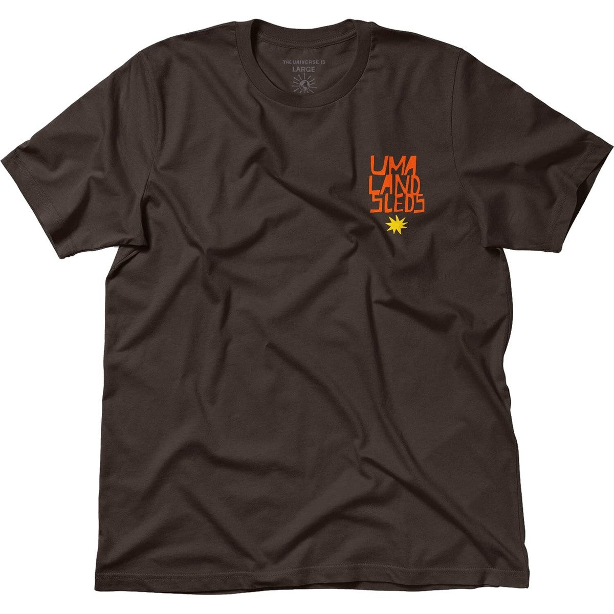 Uma Stacked T-Shirt - Size: Medium Brown