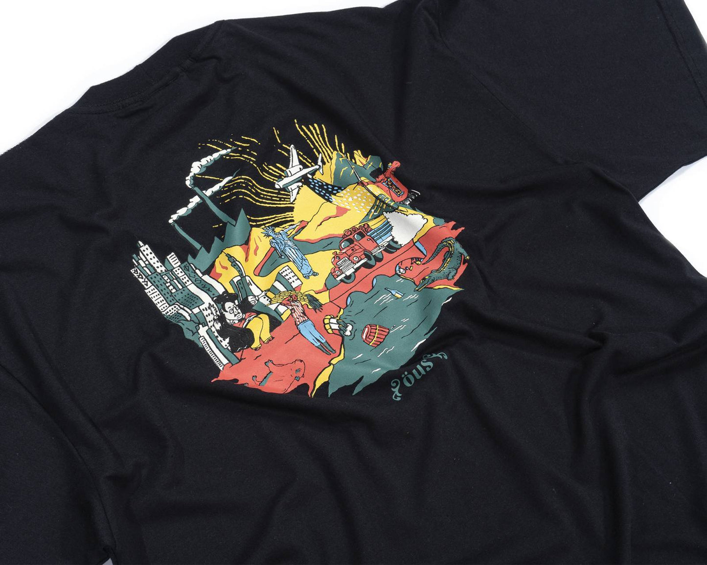 OUS T-Shirt (Evil Cycle) Black ÖUS