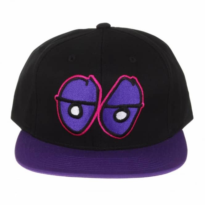 Krooked - Eyes Snapback Cap (Black/Purple)