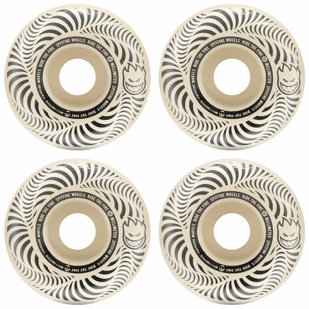 Spitfire Flash Point Conical Full Natural 50 mm White Wheels