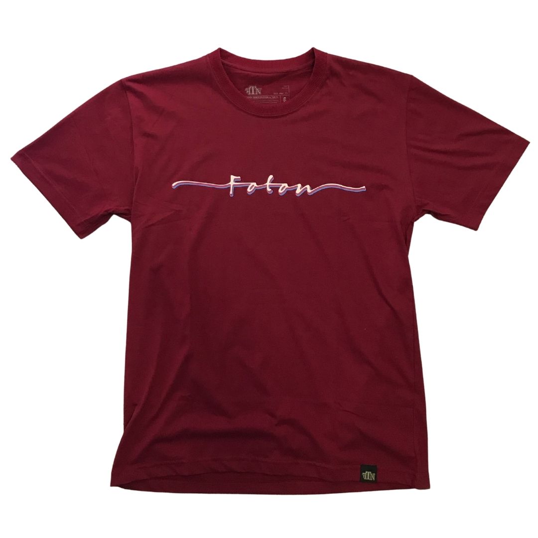 T-Shirt - Foton Skateboards (Wine)