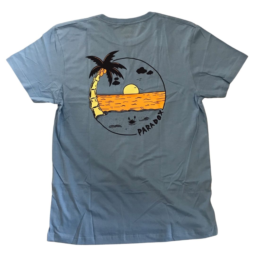 T-Shirt - Paradox Skateboards (Light Blue)
