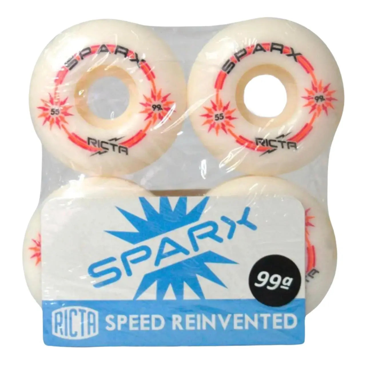 Ricta Wheels - Sparx White 55mm 101A Ricta Wheels
