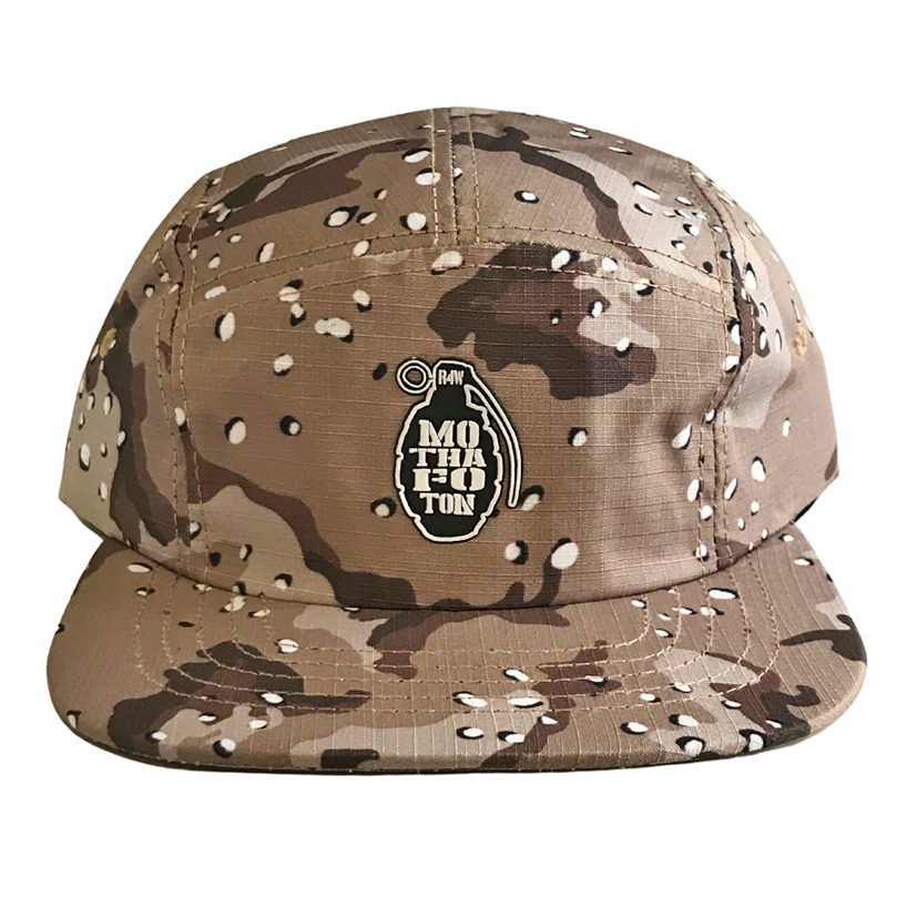 Cap Foton Skateboards - 5 Penal Strapback (Camo/Brown)