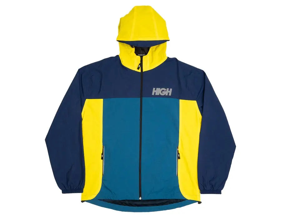 Rain Jacket Yellow Navy - High