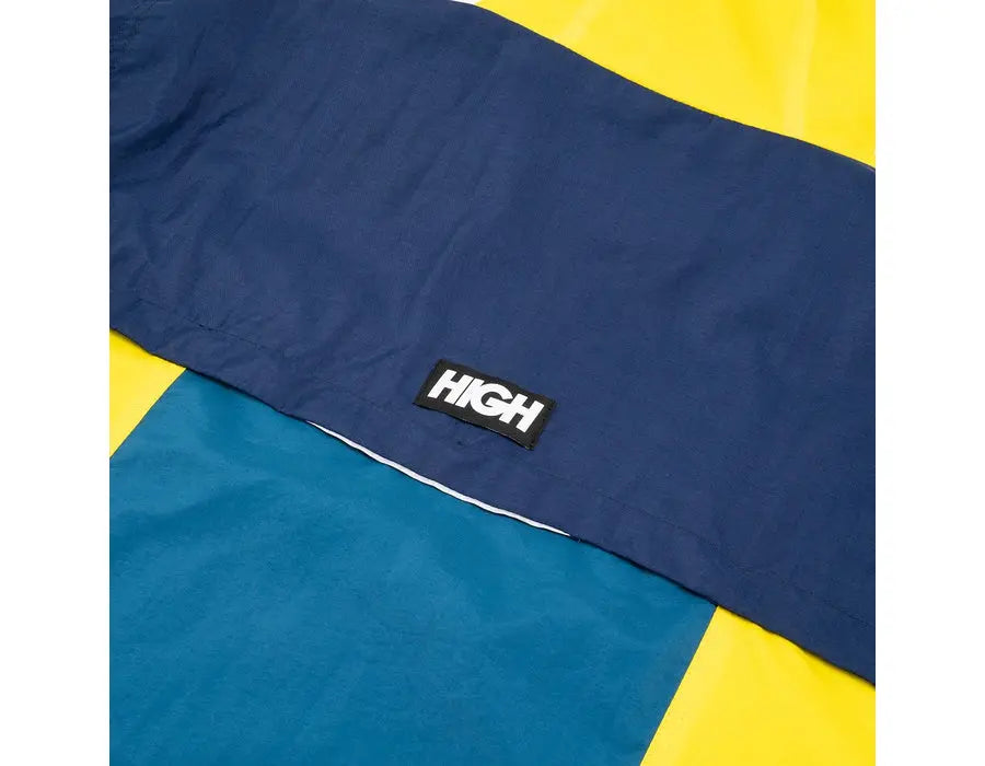 Rain Jacket Yellow Navy - High
