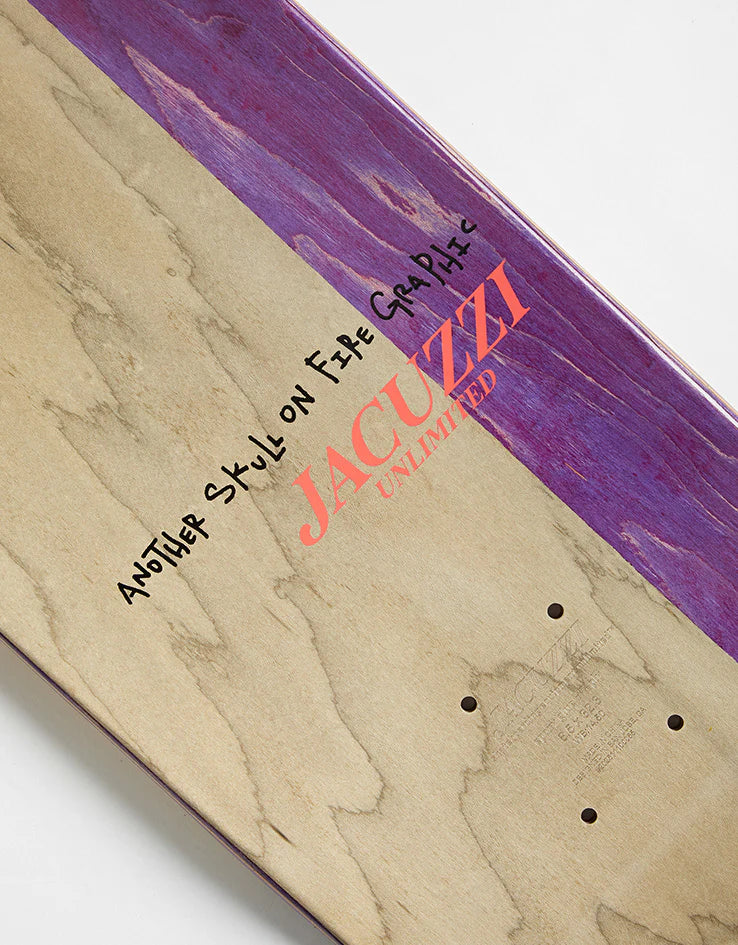 Jacuzzi Unlimited John Dilo Skull Cycle EX7 Skateboard Deck - 8.25"