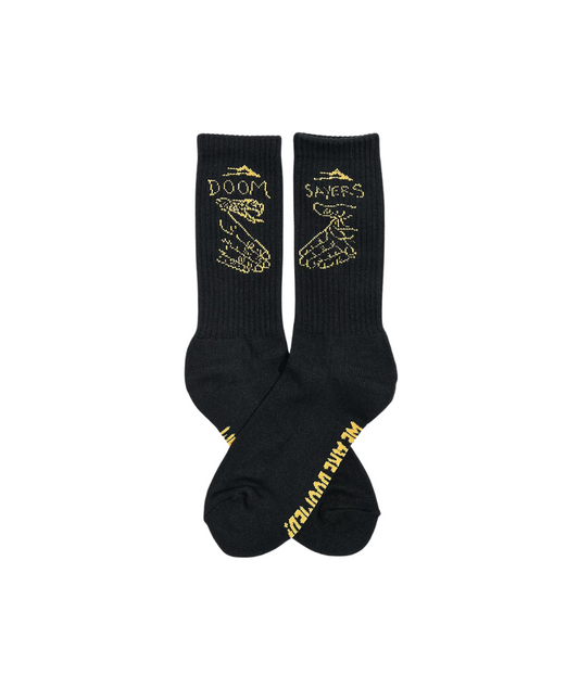 Lakai x Doomsayers Black Crew Socks Lakai