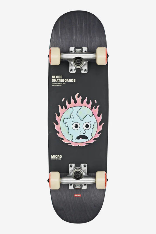 Kids Softie 83 Micro 7.125 Complete Skateboard - Black/In Flames