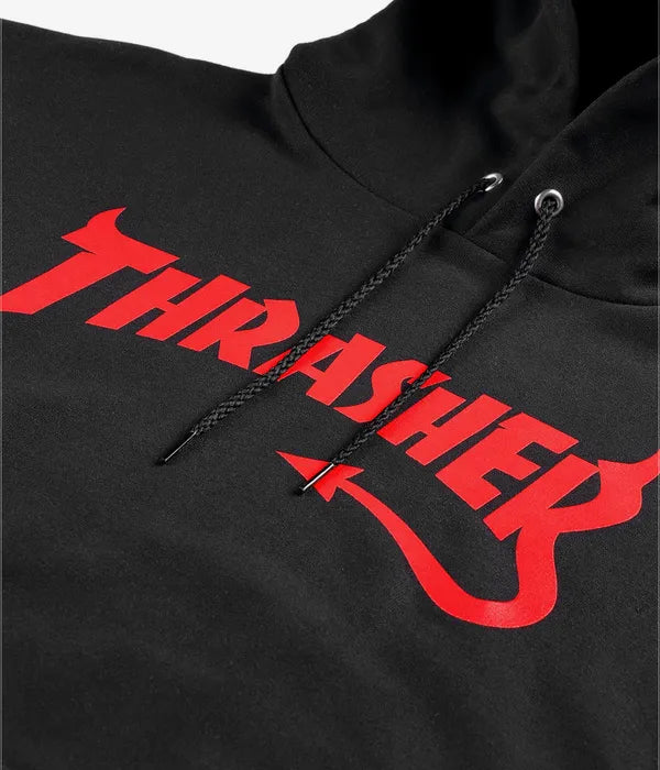 Thrasher - Diablo Bluzy Hoodie - Black Thrasher Magazine