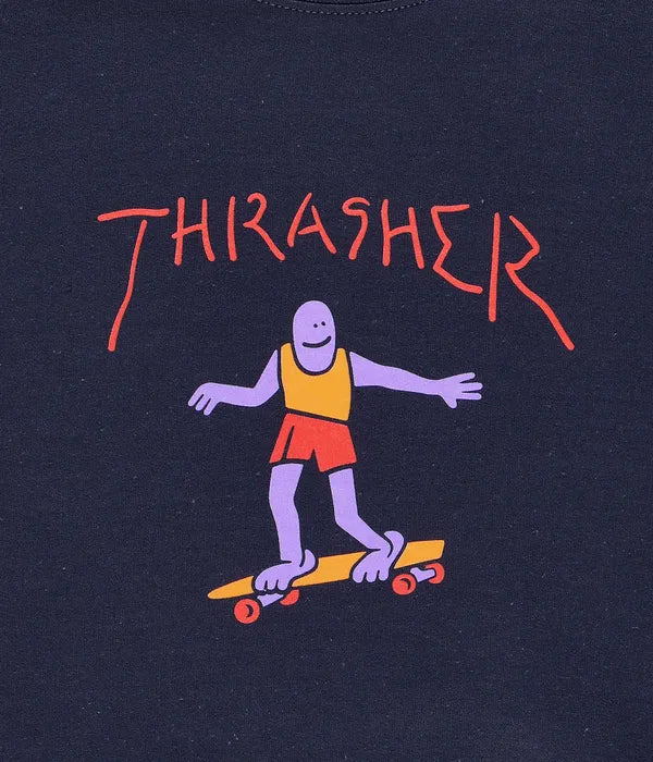 Thrasher - Gonz Fill Sweatshirt - (Navy) Thrasher Magazine