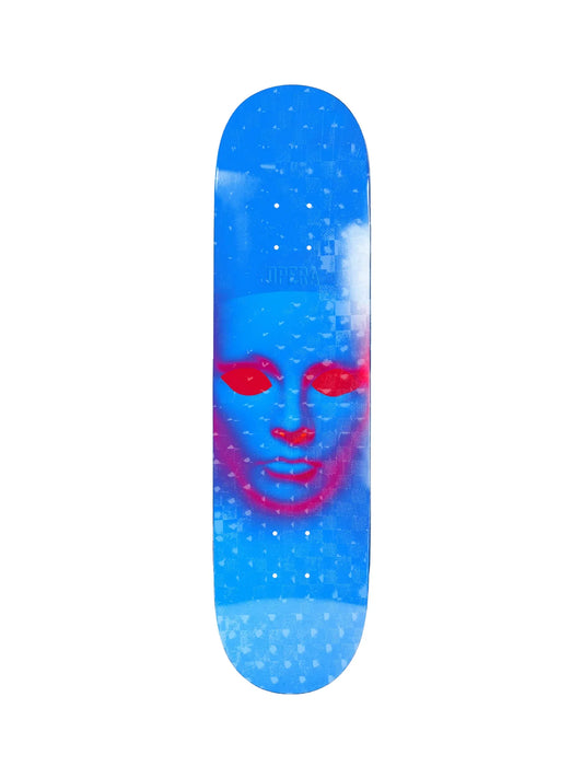 Opera Face Ex7 Skateboard Deck - Blue Holographic
