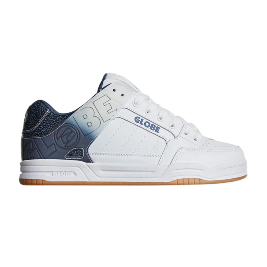 Globe - Tilt - White/Blue Stipple