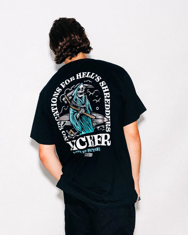 Jacker - No Vacation T-shirt (Black) Jacker