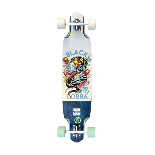 DUSTERS Cobra 38" Teal Off White - Longboard