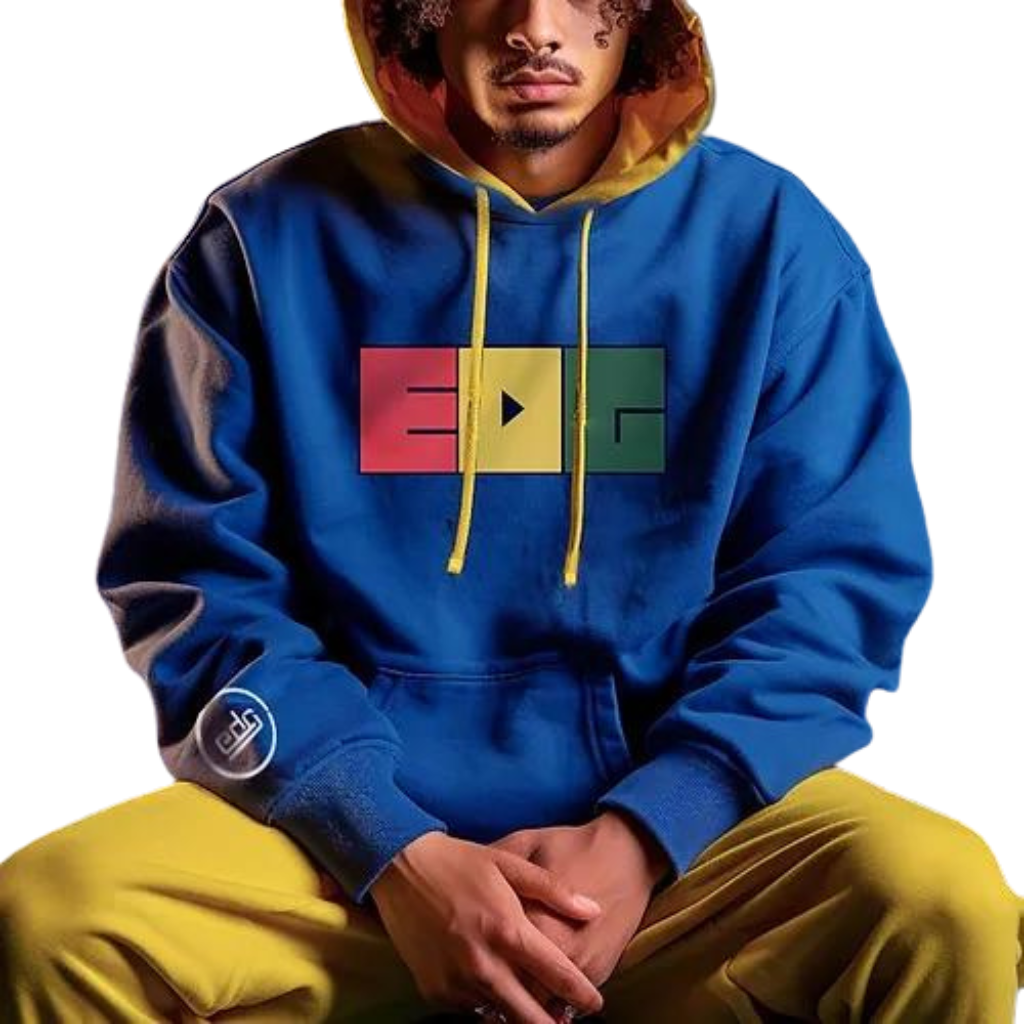 Edg - Sweatshirt Square Logo - Blue EDG SKATEBOARDS