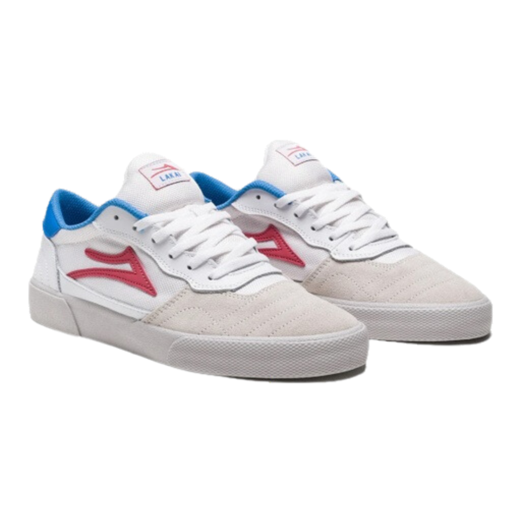 Lakai - Cambridge White/Coral - Suede
