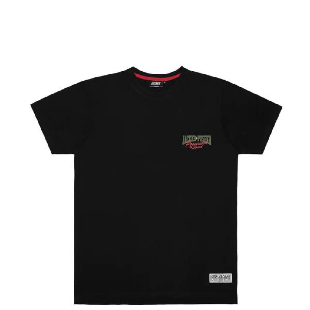 JACKER X PUSHER - T-SHIRT - BLACK Jacker