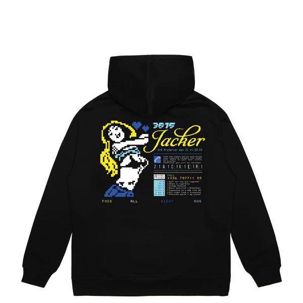 Jacker - 3615 Hoodie - Black Jacker